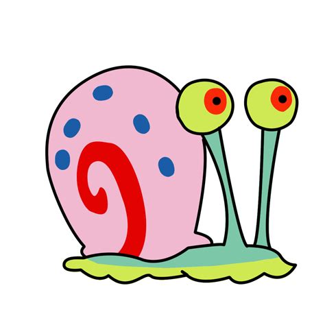 how to draw gary the snail